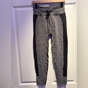 Gray and Black Womens Joggers